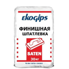 Шпаклівка Satengips Екогіпс, мішок 25 кг