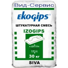 Штукатурка Изогипс Экогипс, мешок 25 кг