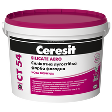 CERESIT CT 54 БАЗА прозора Фарба силікатна, 10л