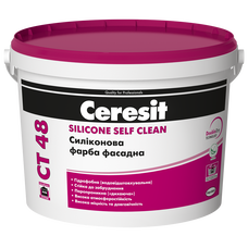 CERESIT CT-48 БАЗА Фарба силіконова, 10л