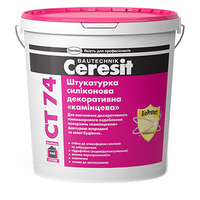 CERESIT CT-74 (1,5 мм) Штукатурка декоративна силіконова камінцева база, 25кг