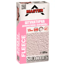 MASTER  BARASHEK Декоративна штукатурка зерно 1,5 мм біла, 25кг