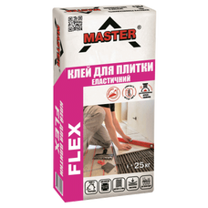 MASTER  FLEX Еластичний універсальний клей для облицювання камінів і теплих підлог, 25 кг