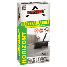 MASTER  HORIZONT Самовирівнююча суміш для підготовки підлог сір., 25кг