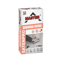 MASTER SATENPRO фінішна шпаклівка для внутрішніх робіт на основі гіпсу, 25кг