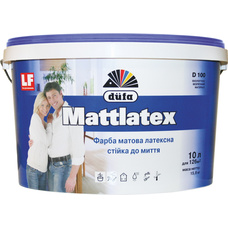 DUFA Фарба латексна матова Mattlatex D100, 10 літрів