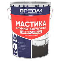 ОРЕОЛ Мастика бітумно-каучукова в тарі 25кг 