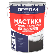 ОРЕОЛ Мастика бітумно-каучукова в тарі 25кг 
