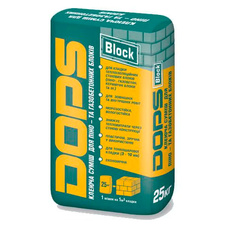 DOPS 25 клей для газо- і піно блоків 25 кг