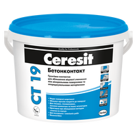 CERESIT CT-19 Грунтовка адгезионная Бетонконтакт 4,5кг