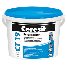 CERESIT CT-19 Грунтовка адгезионная Бетонконтакт 4,5кг