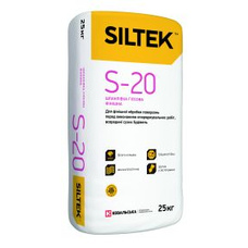 SILTEK S-20 Шпаклівка гіпсова фінішна, 15кг
