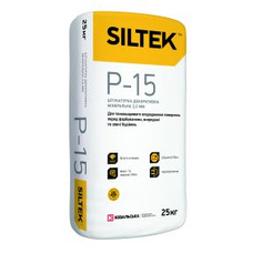 SILTEK P-15/25кг 1.5 Декоративна мінеральна штукатурка. Камінцева 1,5 мм